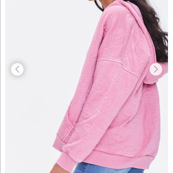 smiley face sweatshirt forever 21